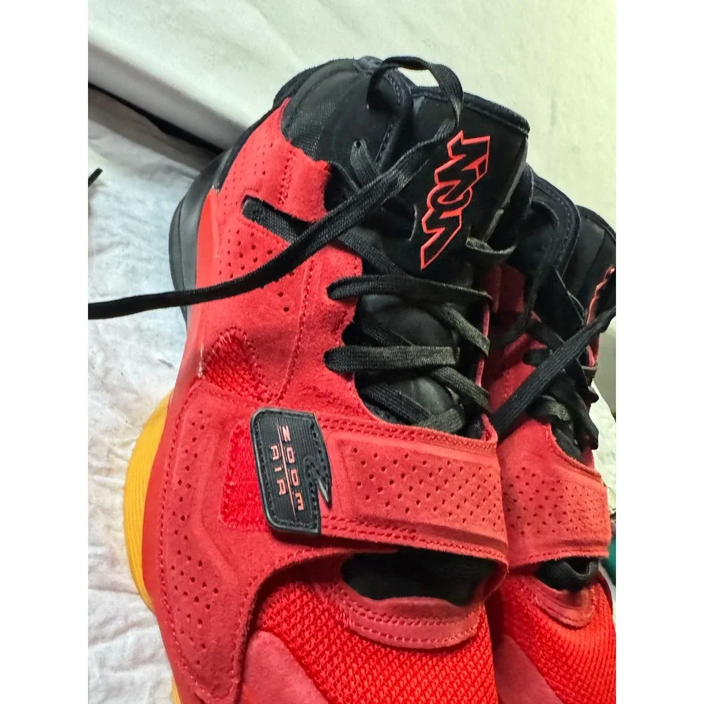 Jordan Zion 2 Basketball Shoes Mens 10.5 University Red Black Gum DO9073-600 Top